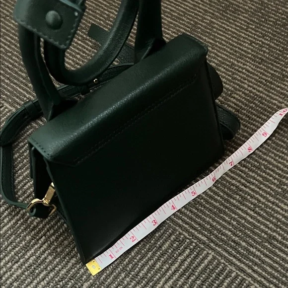Jacquemus Dark Green Le Chiquito Mini Bag with Gold Logo - Picture 3 of 6